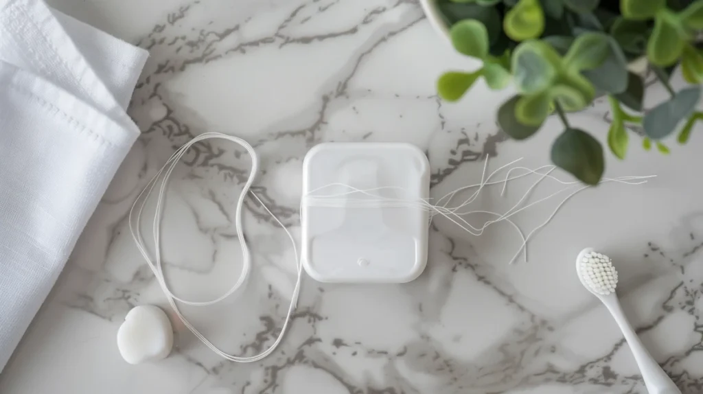 container of floss